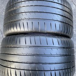 2 Michelin 295-30-21 Michelin Pilot Sport 4s 98% Tread Life 