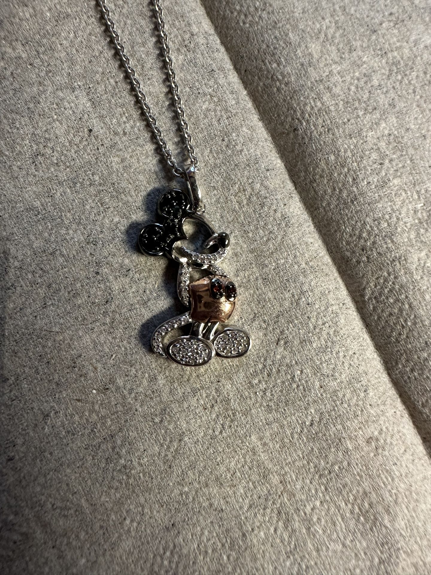 Kay jewelers Mickey Mouse necklace