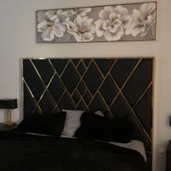 Bedframe, nightstands, drawing and rug mattress not included