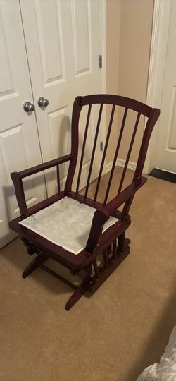 Wooden rocking chair