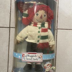 Raggedy Andy Porcelain Doll