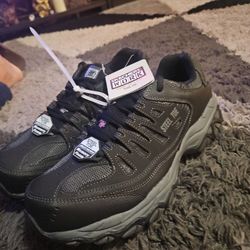 Skechers Men's Cankton Steel Shoes 