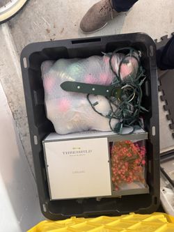 Box Of Christmas Decor!!
