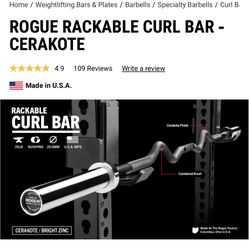 Rogue Curl Bar Exercise