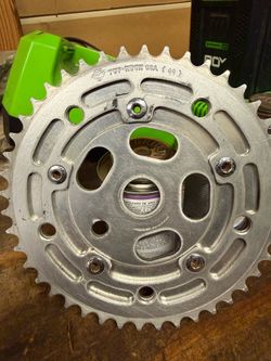 Tuff-neck 44 teeth BMX chainring for 1 pc crank