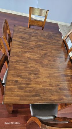 Dining table with chairs