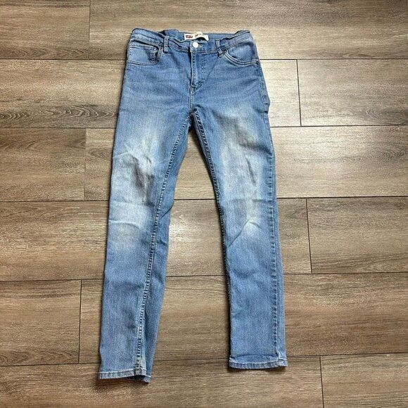 Levis 510 Jeans Mens 29x29 Blue Medium Wash Denim Skinny Fit Stretch 