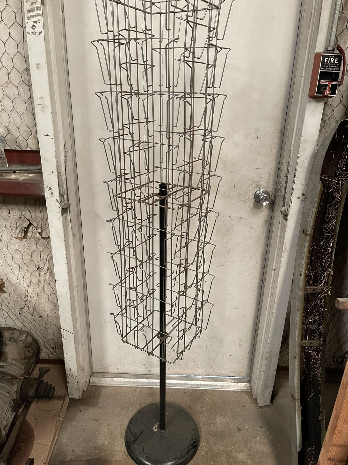 Postcard Greeting Card Store Display Rack
