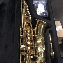 Professional Alto Saxophone Gold Classic Saxophone Instrument ---