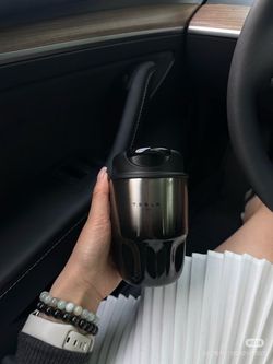 Tesla Life Stainless Steel Travel Tumbler