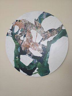 Modern Abstract Round Wall Art