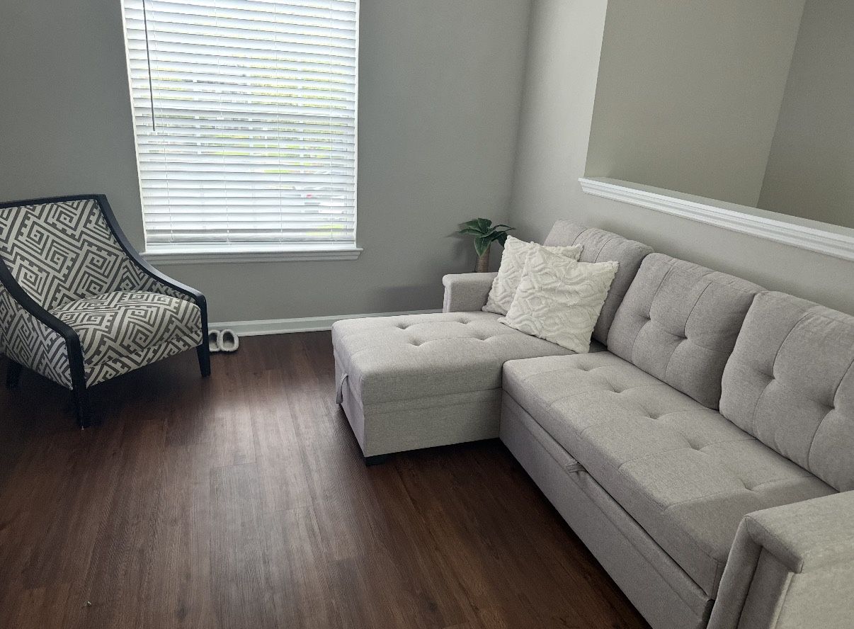 Sectional Sofa Sleeper Bed With Storage Chaise