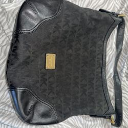 Michael Kors black signature canvas