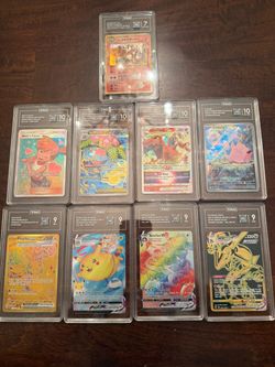 Pokemon Card Graded Tag Slabs