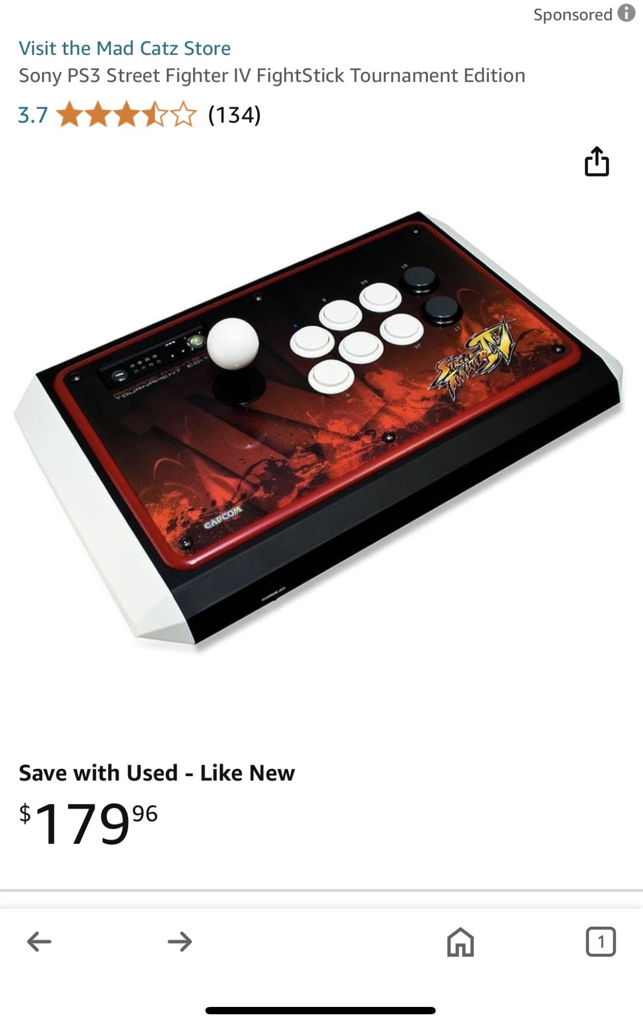 Joy Stick & TV Monitor