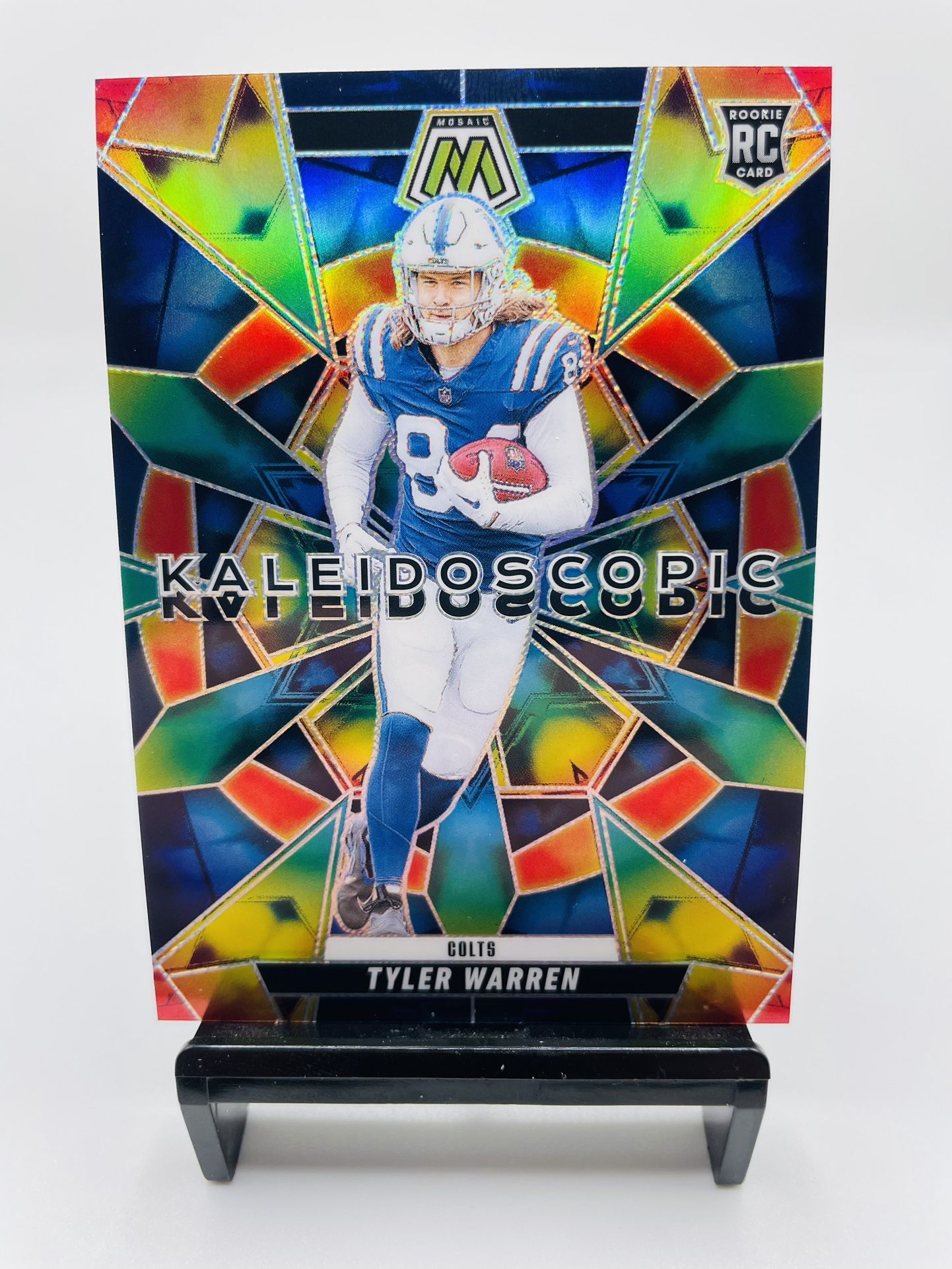 2025 Panini Mosaic - Tyler Warren KALEIDOSCOPIC Case Hit SSP #16 (RC) Colts