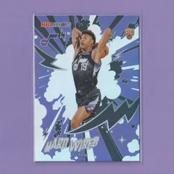 Ace Bailey 2025 Topps Hoops Hard Wired Card