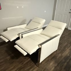 Inclining armchair 2pc