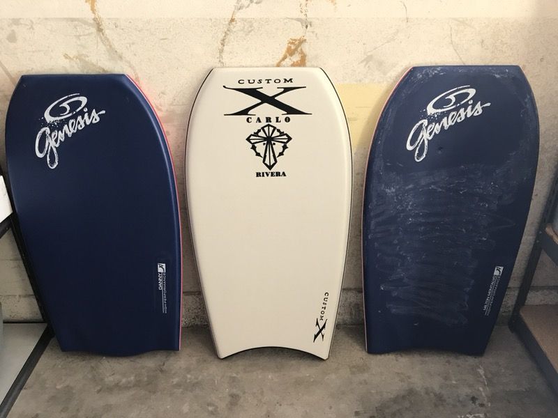 Brand New Genesis and Custom X Bodyboards.