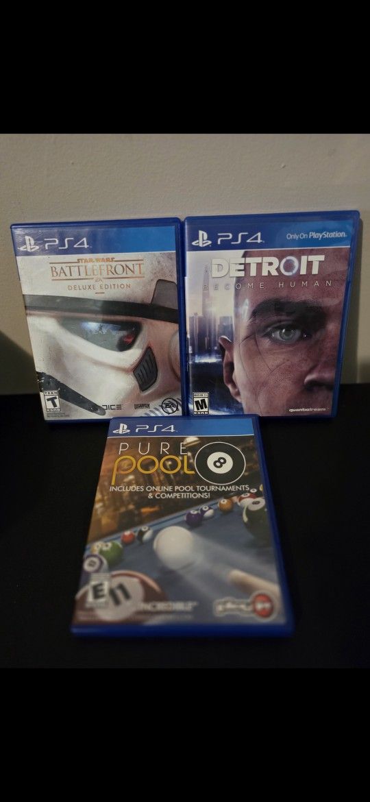 PS4 Games- $10 Each