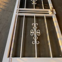 White Steel Security Door 