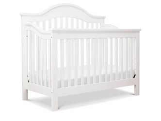White Convertible Baby Crib - Beautiful Arch Design!