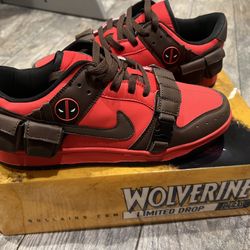 Custom Deadpool Sneakers
