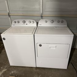 Washer and dryer
