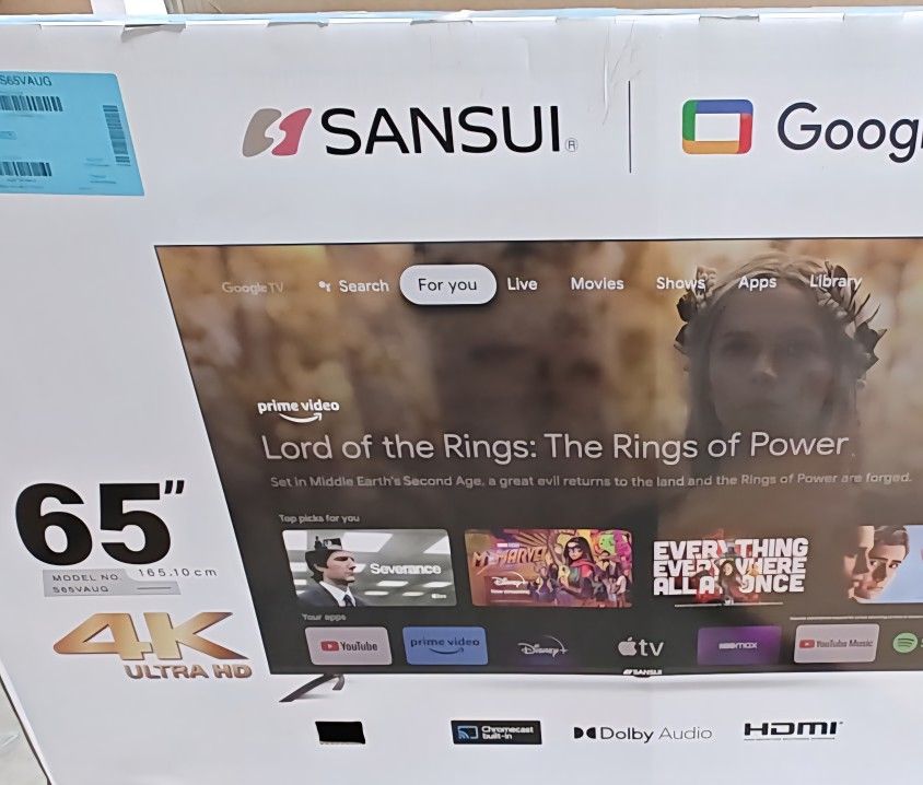 TV SANSUI SMART 65".