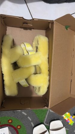 Yellow UGG Slippers