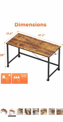 New 47”x24” computer desk