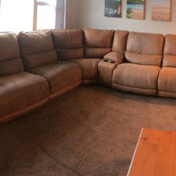 Awesome Multi Full Reclining Motorized Couch Available