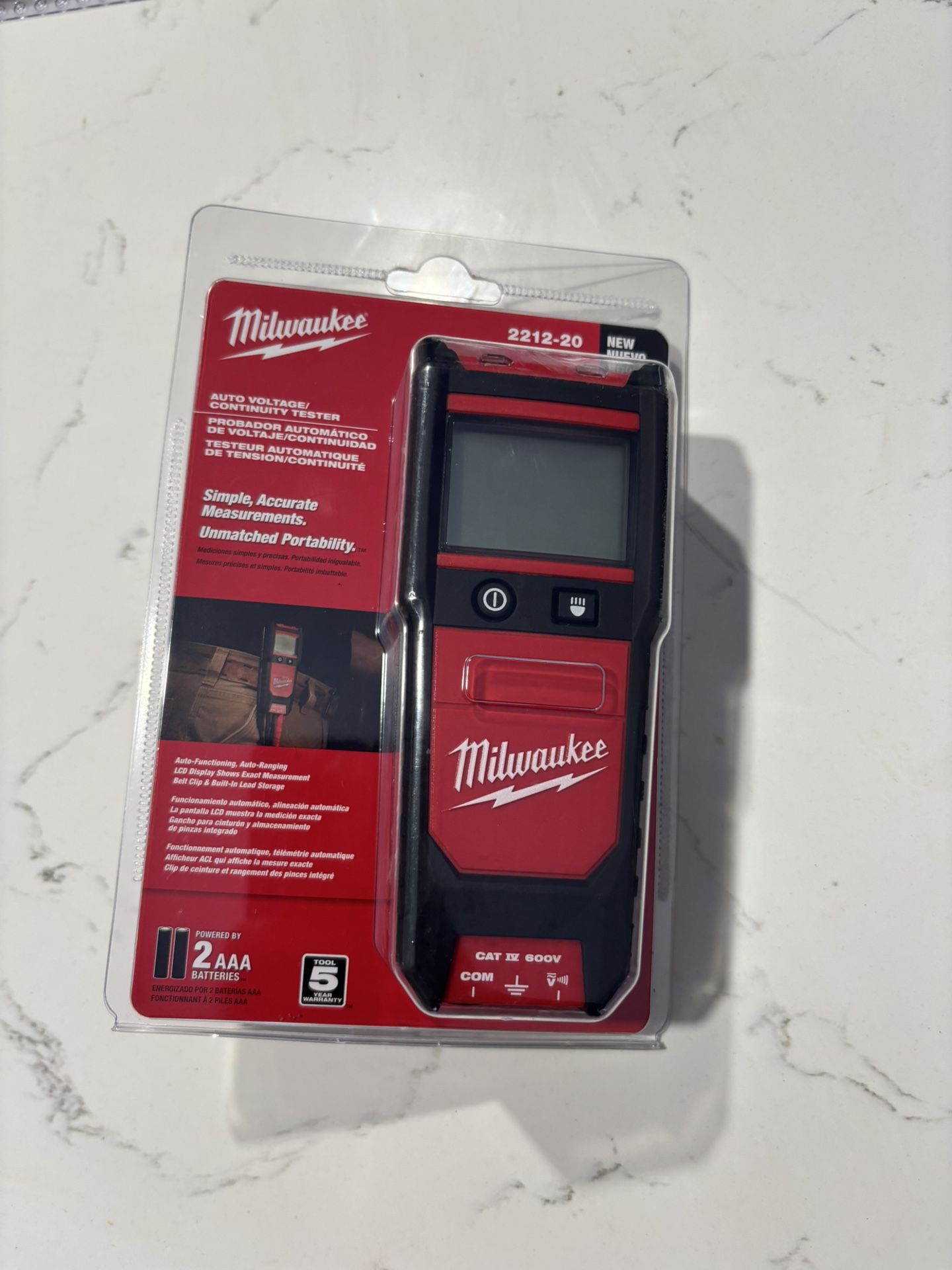 Milwaukee Auto Voltage Tester/Continuity Tester