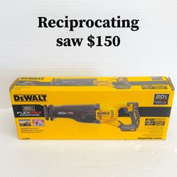 DEWALT 20-Volt MAX Lithium Ion Cordless Brushless Reciprocating Saw with FLEXVOLT ADVANTAGE (Tool Only)
