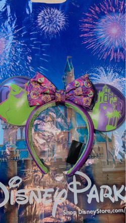 Disney Parks Haunted Mansion Minnie Ear Headband