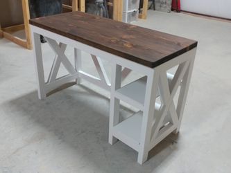 💥 NEW! Beautiful Farmhouse Desk with shelves!