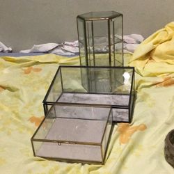 Vintage Display Glass Table Curios