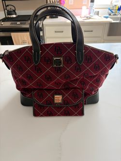 Dooney & Bourke  Red & Black Bag & Wallet