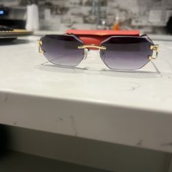 Cartier Glasses Gold