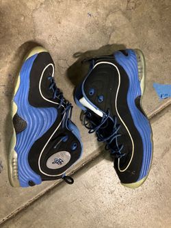 Nike Air Penny II sneakers in the Varsity Royal colorway.