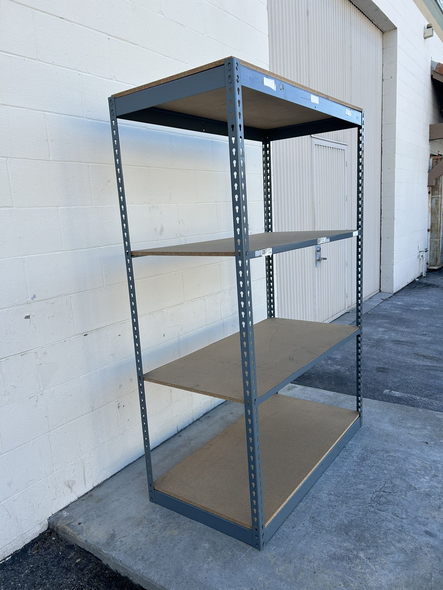 Shelving 48 in W x 24 in D Used! Industrial Boltless Warehouse And Garage Racks Stronger Than Homedepot Lowes Costco Delivery Available