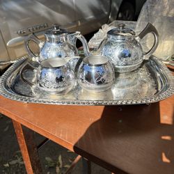 Vintage Te Set Silver