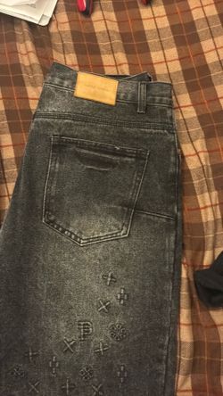 Purple jeans