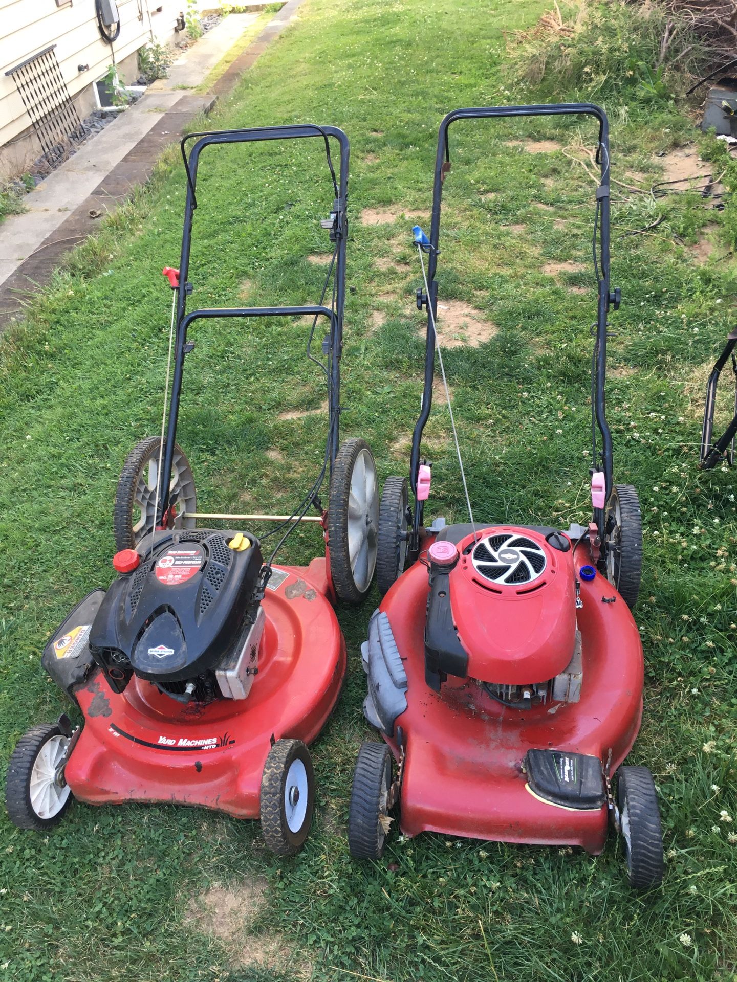 Speakers , Lawn Mower Each .70