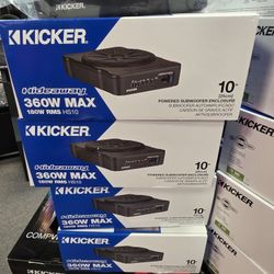 Kicker Hideway 10 Inch Powered Subwoofer