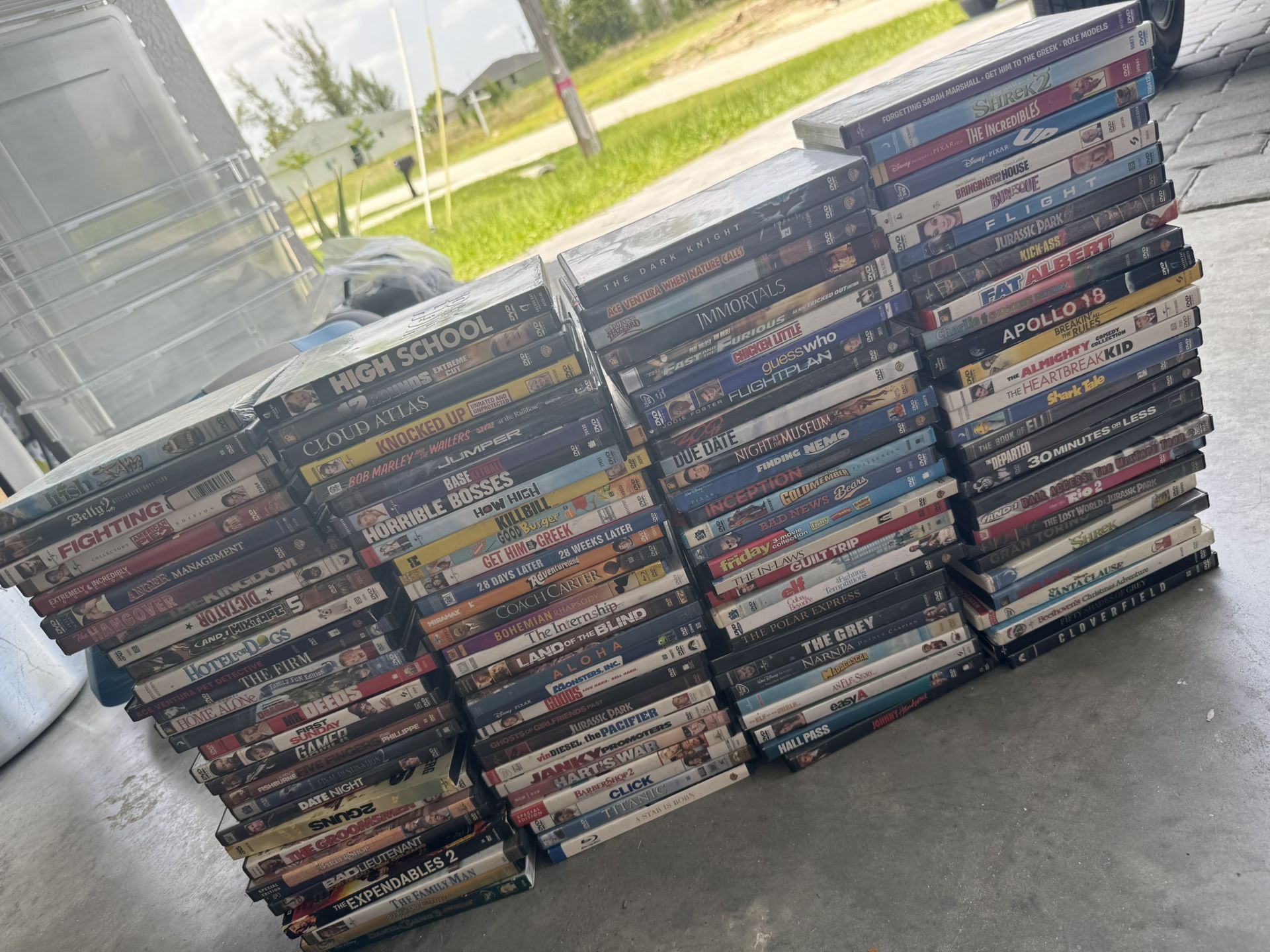 119 DVDs
