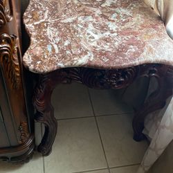 Mesas De Madera Y Marmol Las 3x $320.00