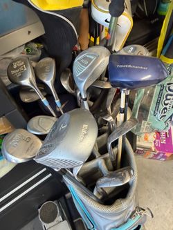 Golf clubs. Womens plus mix of clubs