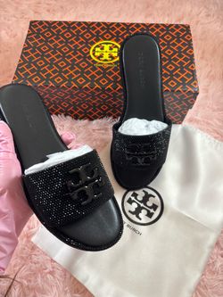 Tory Burch Everly Rhinestone Slides