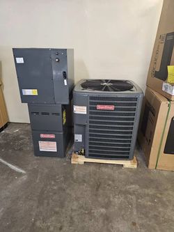 CONDENSER BRAND GOODMAN 4 TONS 15 SEER R410 WITH INSTALLATION INCLUDED